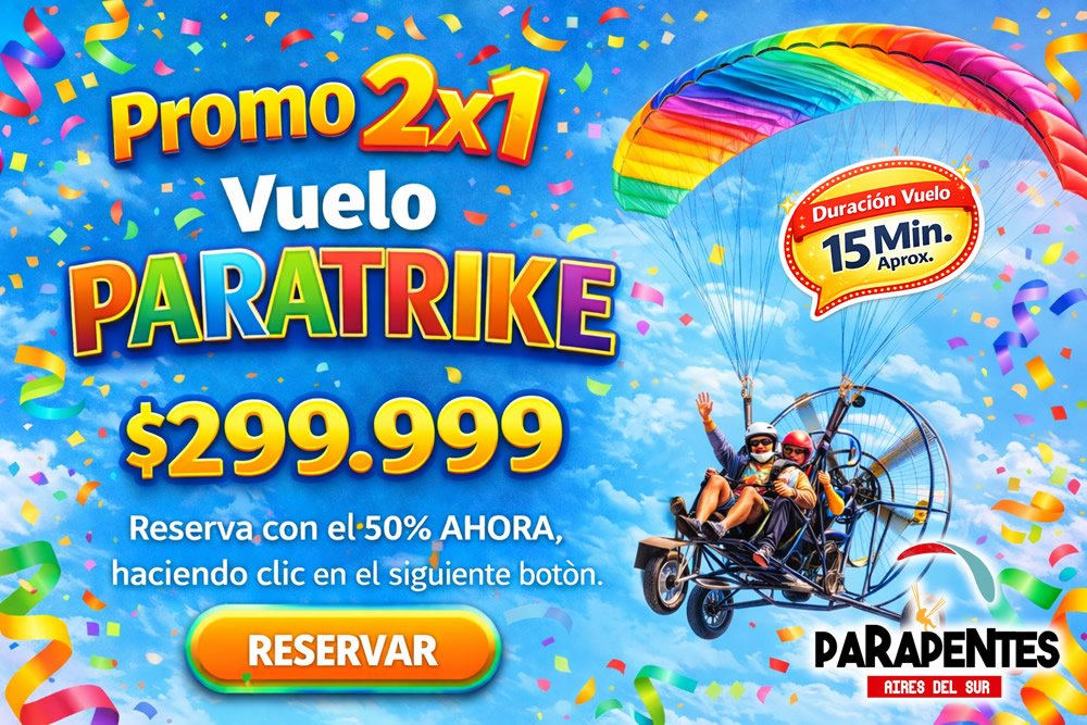 Promoción Vuelo Paratrike